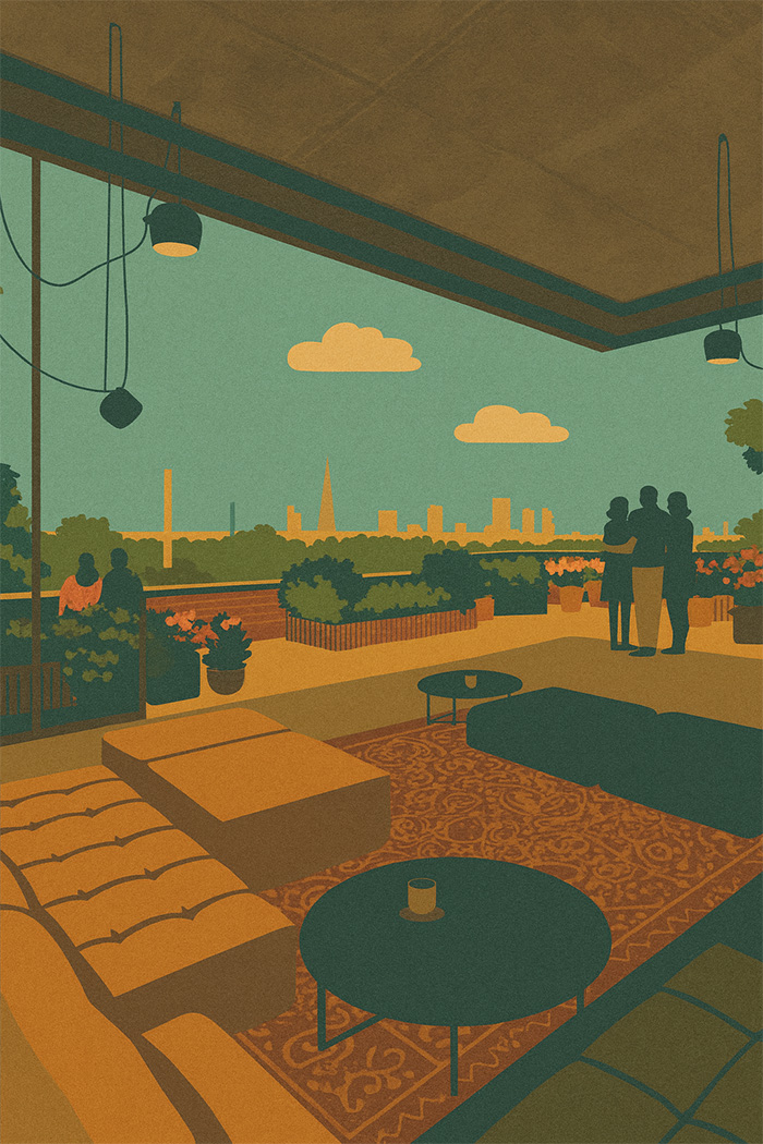 Rooftop and balcony greenery in urban housing design for resilient cities